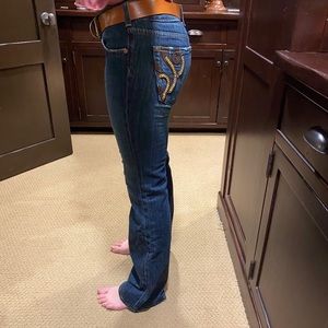 Miss Me Leather & Chain Embellished Jean in London